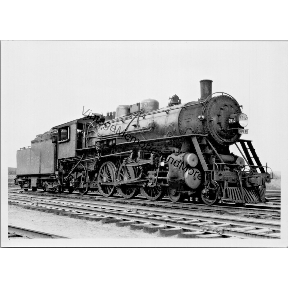 Vtg Louisville & Nashville Railroad 2212 Steam Locomotive 5"X7 Real Photo T2-102